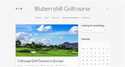 Desktop Screenshot of blueberryhillsgolf.com