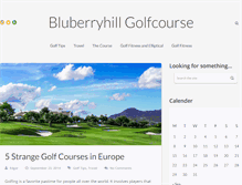 Tablet Screenshot of blueberryhillsgolf.com